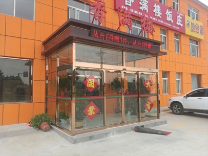不锈钢玻璃门